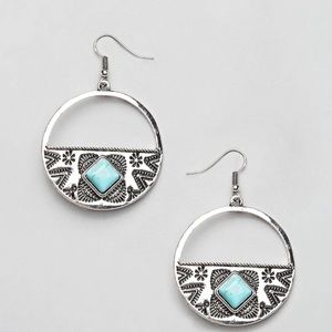 NWOT ASOS Vintage Turquoise Earrings